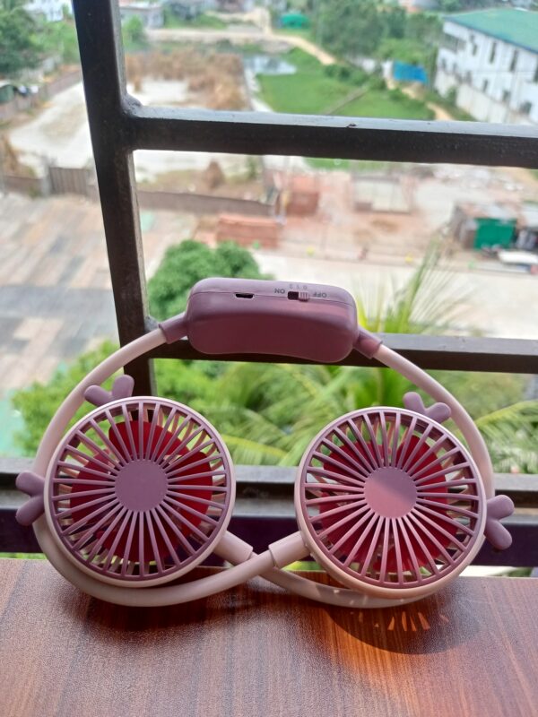 360° Rechargeable Portable Neck Fan - Image 6