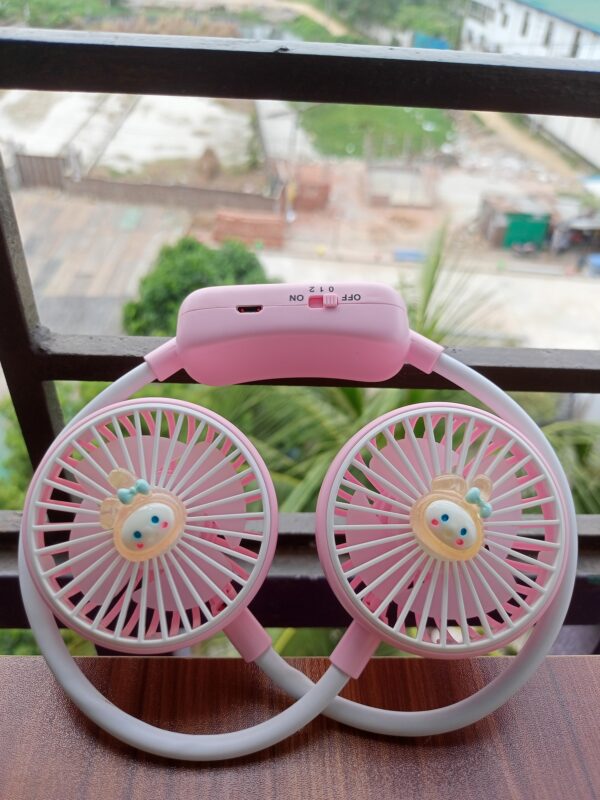 360° Rechargeable Portable Neck Fan - Image 4