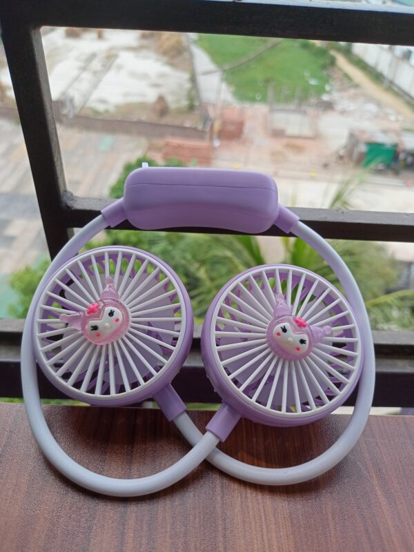 360° Rechargeable Portable Neck Fan - Image 5