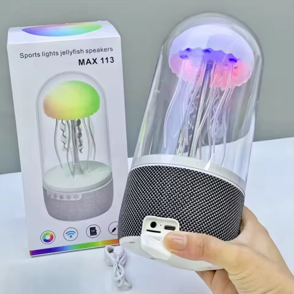 Colorful Jellyfish Lamp With Bluetooth Speaker - Image 2
